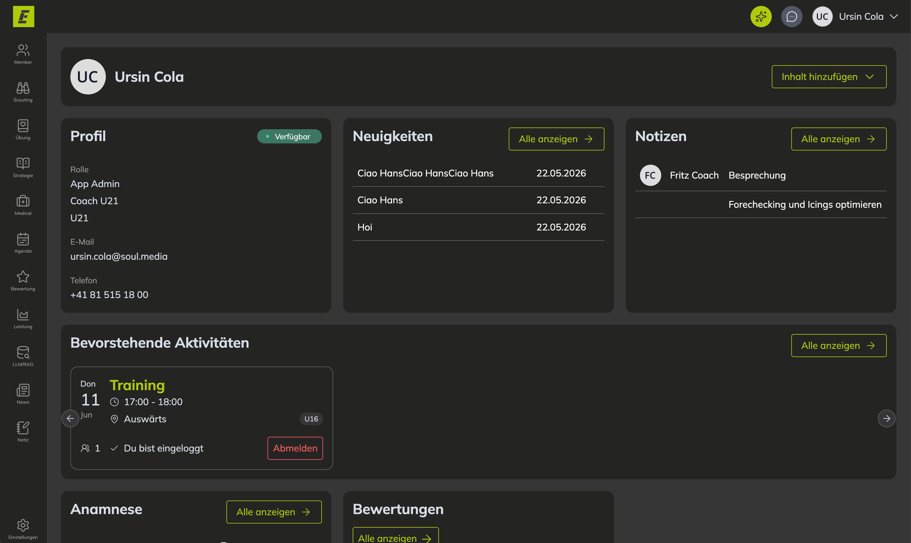 Dashboard